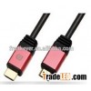 1.2 male to male  AL Metel shell gold  plated HDMI  cable