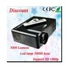 1280*800 resolution 3000 lumens USB HDMI led projector