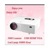 3.3kg portable 1280*800 support 1080p 3D mini hd projector