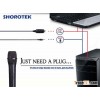 Handheld karaoke wireless microphone