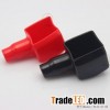 Plastic battery terminal end cap, ROHS flexible rubber cable