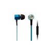 Blue Metal Stereo earphones for MP3