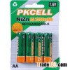 1.6V NIZN rechargeable battery AA