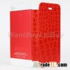 Aluminum Battery Cover + Crocodile Front Leather Cover Assem