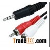 3.5 Stereo to 2RCA Cable