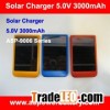 multi color 5V 3000mAh Portable Mobile Phone Solar Charger