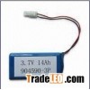 Lithium Polymer Battery Pack with 3.7V Nominal Voltage and