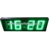 green led clock