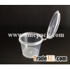 1 oz pp sauce container with hinged lid