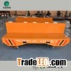 Heavy industrial apply motorized rail flat trolley for wareh