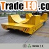 Battery powered electric railway trolley for transfer heavy