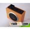 Wooden TF/SD/USB/MMC  mini  speaker