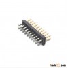 Rectangular connector 1.27mm pitch pin header