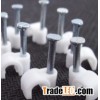 Circle nail cable clip