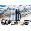 double wall vacuum insulated stainless steel travel flask