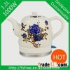 Color change ceramic electric kettle for hotel use