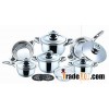 16pcs wide edge cookware set