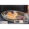 oval pyrex glass baking dishes set