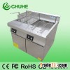 Freestanding induction deep fryer with 56litres