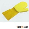 yellow foam sponge gloves