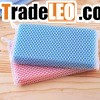 colorful cleaning foam sponge with net