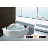 Corner massage bathtub