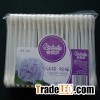 100pcs in zip-locked pp bag plastic stick cosmetic cotton sw