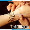 Golden bracelet tattoo sticker glitter