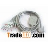HP one-piece EKG cable with leads