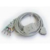 GE one-piece EKG cable with leads