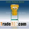 Automatic clothes packaging machine for laundry shop