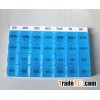 7 days plastic pill box---28 cases