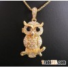 Golden Owl Shell Jewelry U Disk USB Flash Drivers Memory