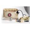 Spinal air traction belt with hand pump