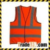 high visibility road construction safety reflective vest