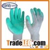 10s latex coated glove crinlkle palm