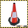 rubber reflective road traffic cone