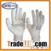 13G white pu coated glove