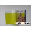 Clothes softcover book with PVC dust jacket printing
