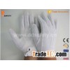 White Cotton Parade Glove Steel Button Work Glove (DCH113)