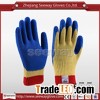 Seeway latex coated aramid knitted cut resistant work gloves
