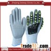 Seeway PE cut resistant TPR impact protection PU gloves