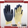 Seeway crinkled latex coated aramid cut proof hand gloves