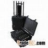 Portable Pelican Case RF Bomb Cellphone Signal Jammer GPS Wi