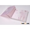 Clothes hardcase brochure with PVC dust jacket printing