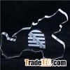 Wedding Souvenirs Crystal Map Trophy