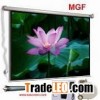 Electric projector screen with RF/IR remote control