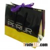 Wholesale gift paper shopping bag with ribbon factory
