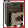 Front loading cash drop safes