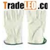 10.5" White Cowhide Driving Gloves